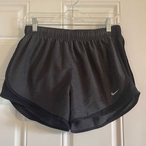 Black Nike tempo running shorts